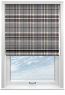 Highland, Dove Grey - Roman Blind